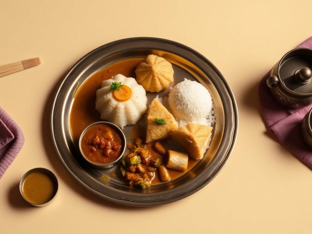 An Assamese thali